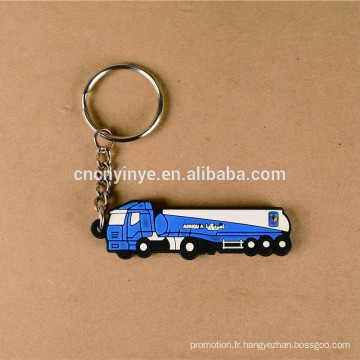 Trousseau de PVC doux antique personnalisé logo Promotion, keyring de caoutchouc de pvc